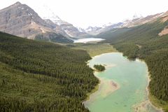 23 Turning Around To Land At Robson Pass Above Adolphus Lake With Rearguard Mountain, Mount Robson, Berg Lake, Cinnamon Peak, Whitehorn Mountain From Helicopter.jpg
